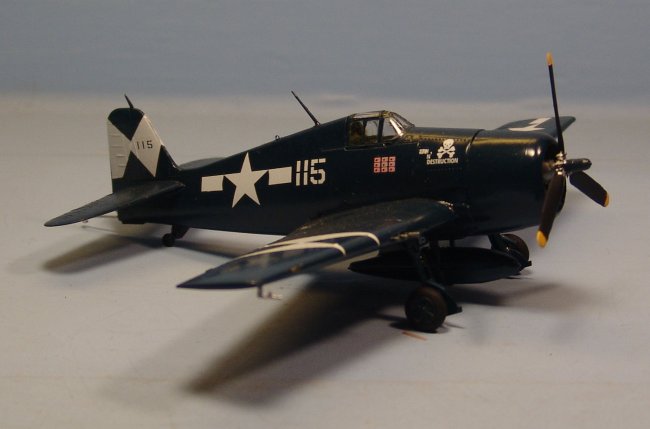 1 72 Academy F6f-5 Hellcat By Jerry Hawhee (old Blind Dog)